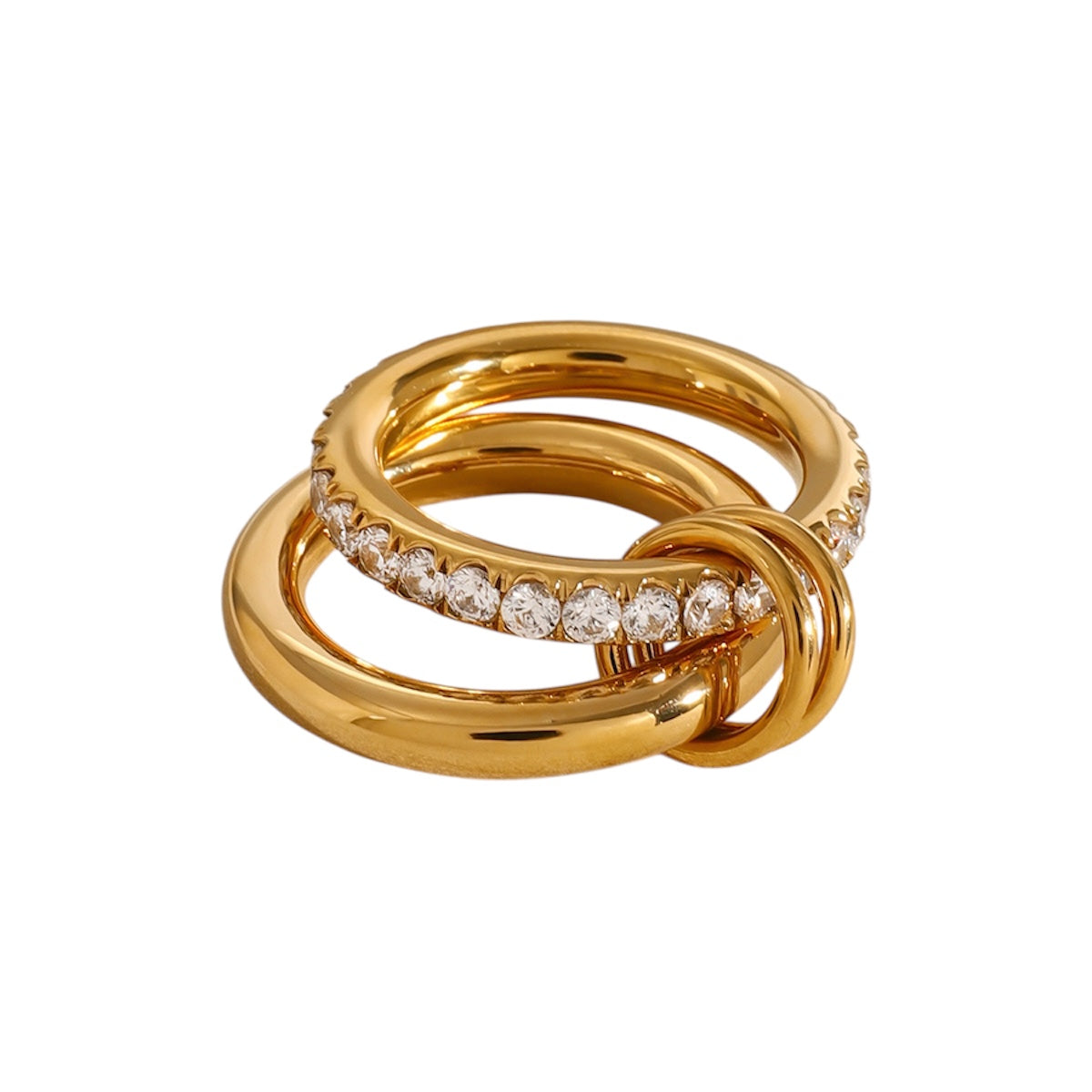 Lyra Gold Bright Ring