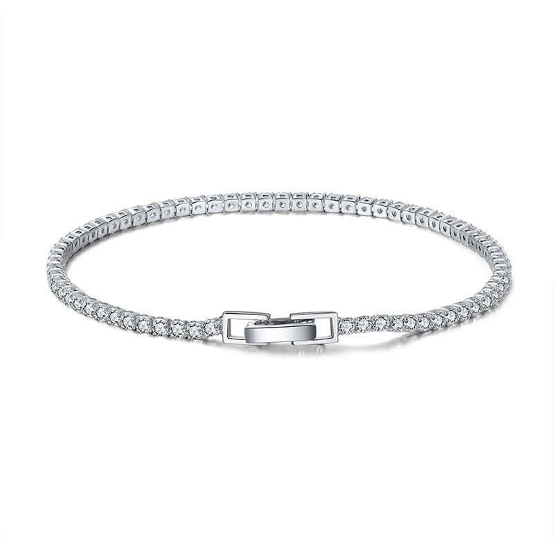 Tennis Silver Bracelet