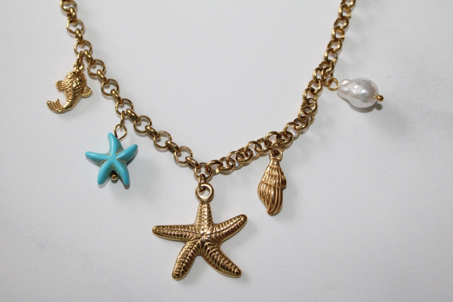Blue Star Necklace