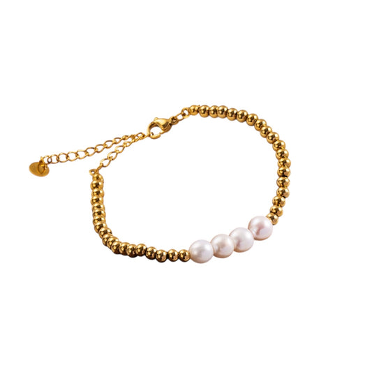Pearl Gold Bracelet