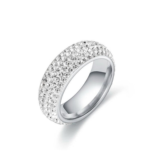 Shine silver ring