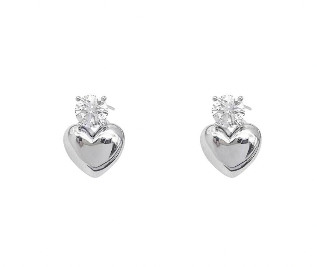 Heart earrings