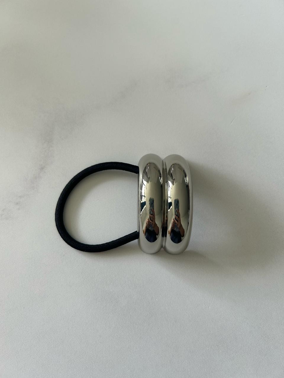 Double Hair cuff / silver - gold